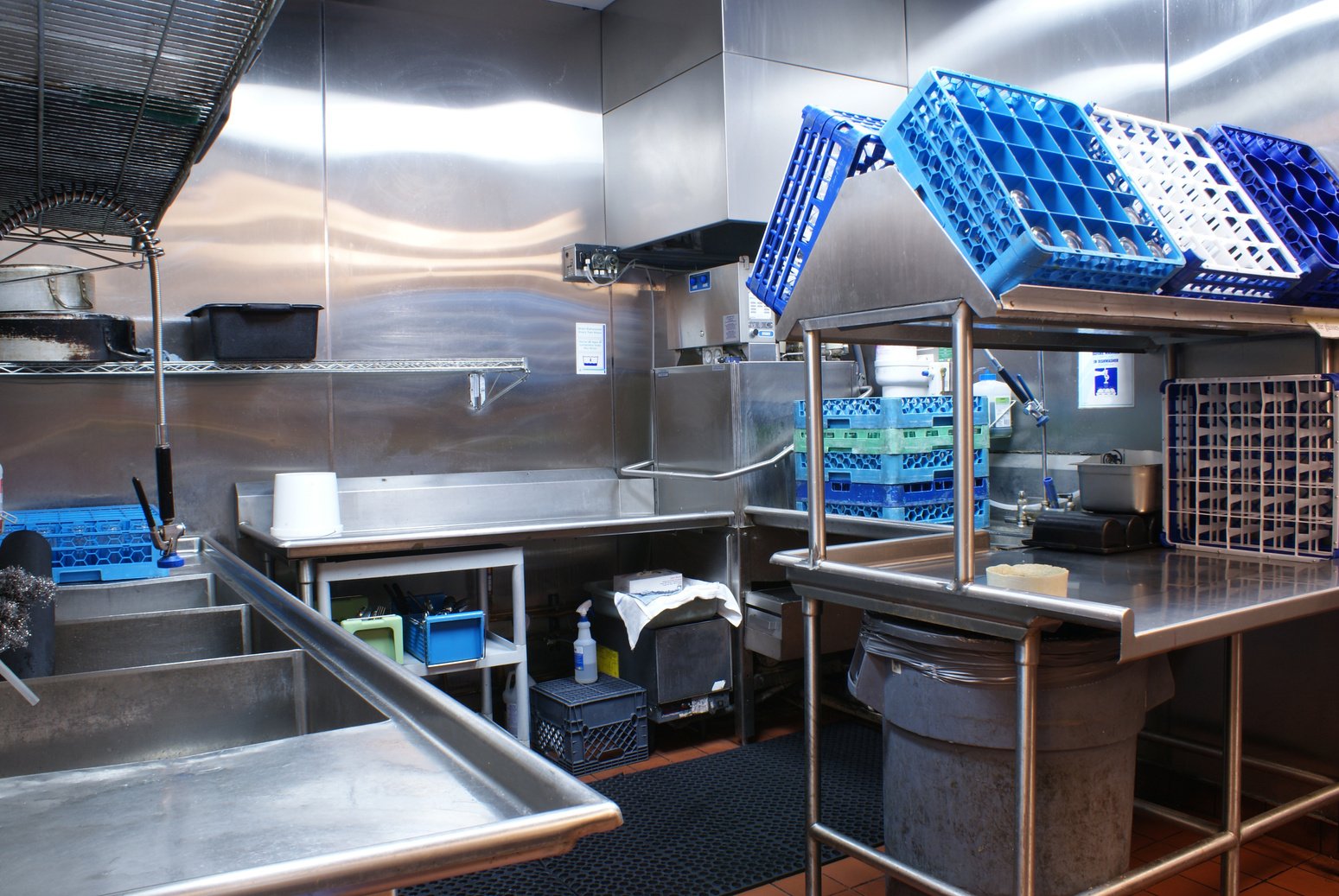 Restaurant Dishwashing Station